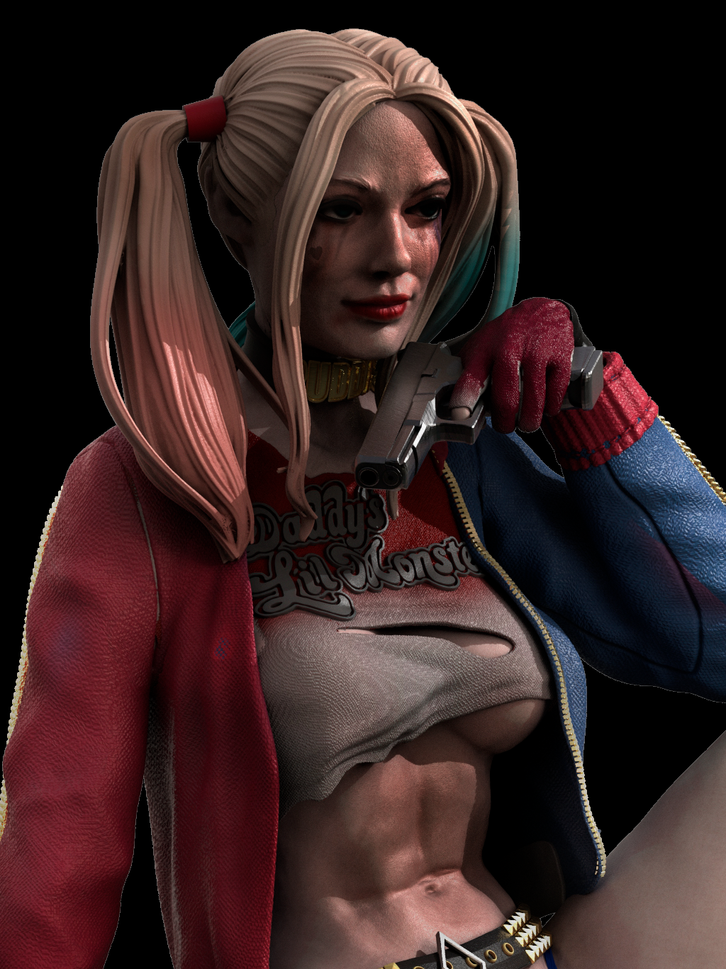 1567 Harley Quinn Special Edition - DC Comics - STL 3D Print Files - 3D Printed Garage Kit ガレージキット Resin Model Scale Figure フィギュア