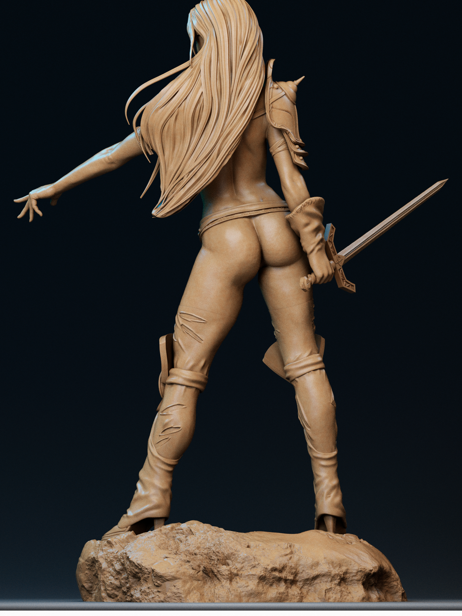 1565 Taarna Special Edition - Heavy Metal - STL 3D Print Files - 3D Printed Garage Kit ガレージキット Resin Model Scale Figure フィギュア