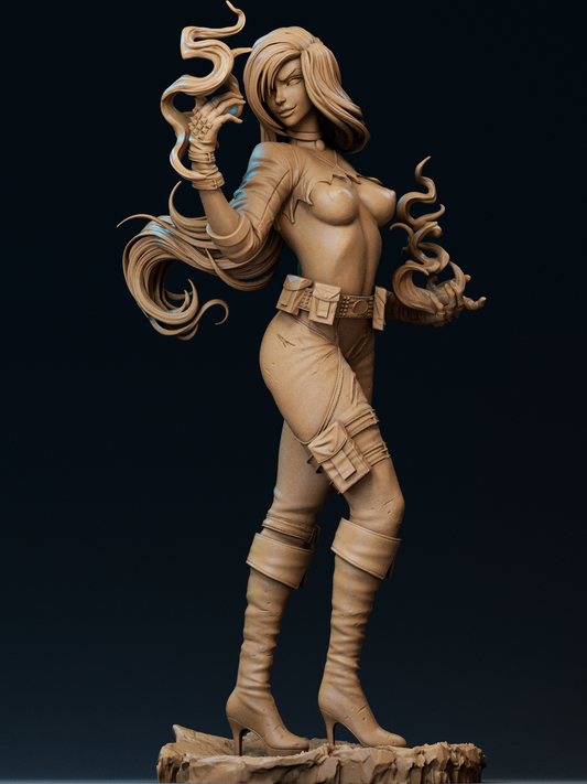 1563 Shego Special Edition - Kim Possible - STL 3D Print Files - 3D Printed Garage Kit ガレージキット Resin Model Scale Figure フィギュア
