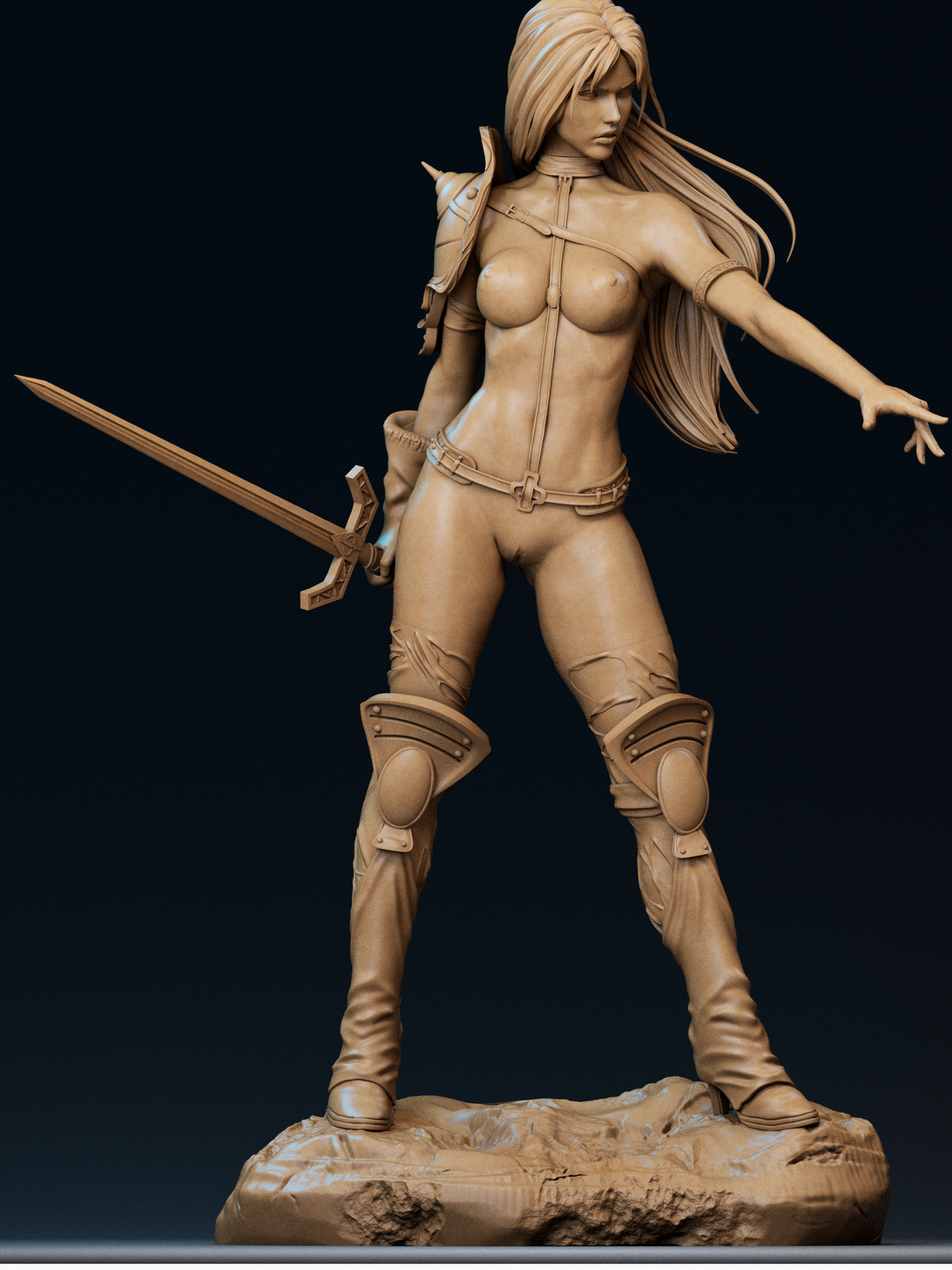 1565 Taarna Special Edition - Heavy Metal - STL 3D Print Files - 3D Printed Garage Kit ガレージキット Resin Model Scale Figure フィギュア
