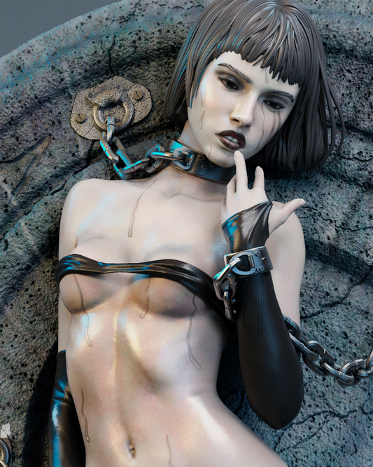 Prohibited - STL 3D Print Files - 3D Printed Garage Kit ガレージキット Resin Model Scale Figure フィギュア