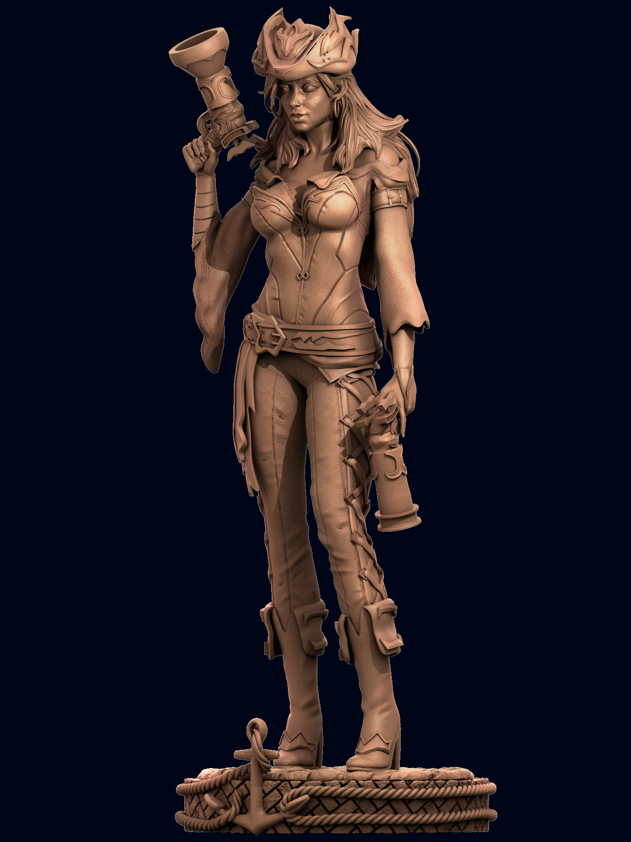 Miss Fortune Special Edition - League of Legends - STL 3D Print Files - 3D Printed Garage Kit ガレージキット Resin Model Scale Figure フィギュア
