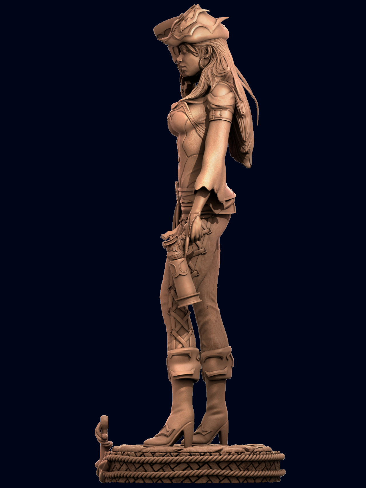 Miss Fortune Special Edition - League of Legends - STL 3D Print Files - 3D Printed Garage Kit ガレージキット Resin Model Scale Figure フィギュア