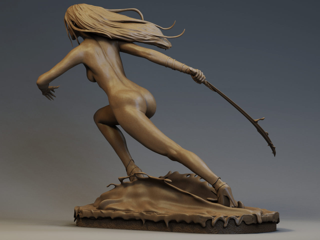1309 Vampire Special Edition - STL 3D Print Files - 3D Printed Garage Kit ガレージキット Resin Model Scale Figure フィギュア