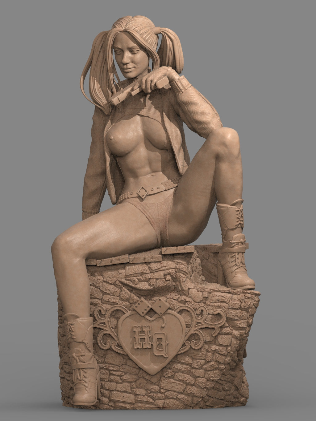 1567 Harley Quinn Special Edition - DC Comics - STL 3D Print Files - 3D Printed Garage Kit ガレージキット Resin Model Scale Figure フィギュア