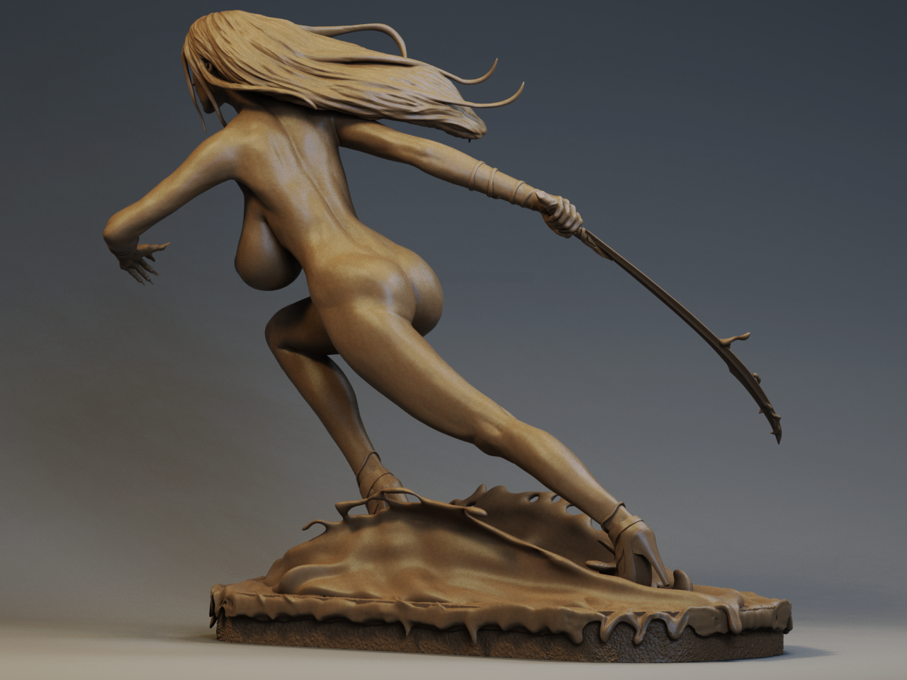 1309 Vampire Special Edition - STL 3D Print Files - 3D Printed Garage Kit ガレージキット Resin Model Scale Figure フィギュア