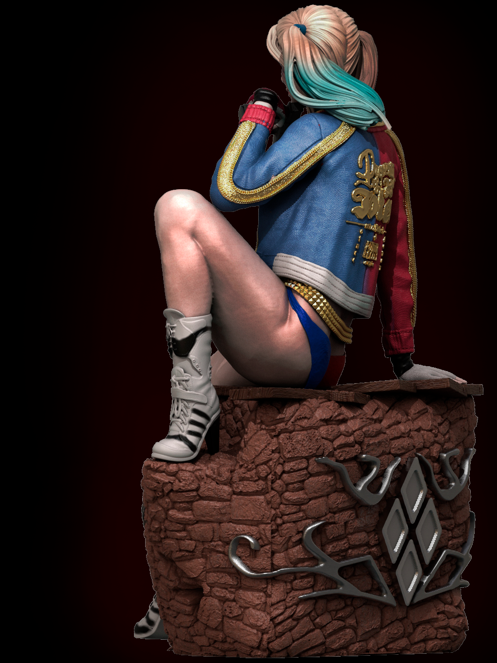 1567 Harley Quinn Special Edition - DC Comics - STL 3D Print Files - 3D Printed Garage Kit ガレージキット Resin Model Scale Figure フィギュア