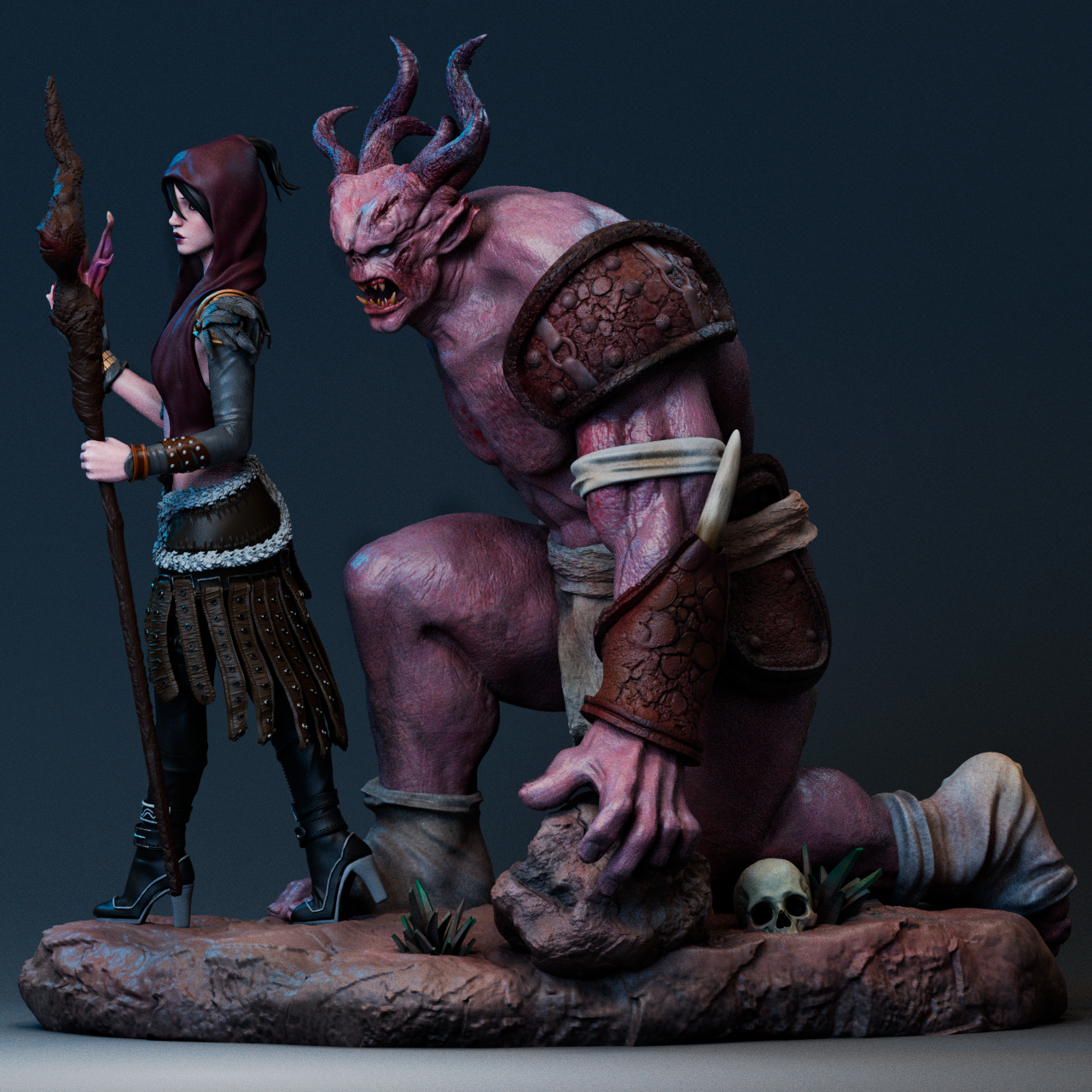Morrigan - Dragon Age 1/8 Scale - 3D Printed Garage Kit ガレージキット Resin Model Scale Figure フィギュア