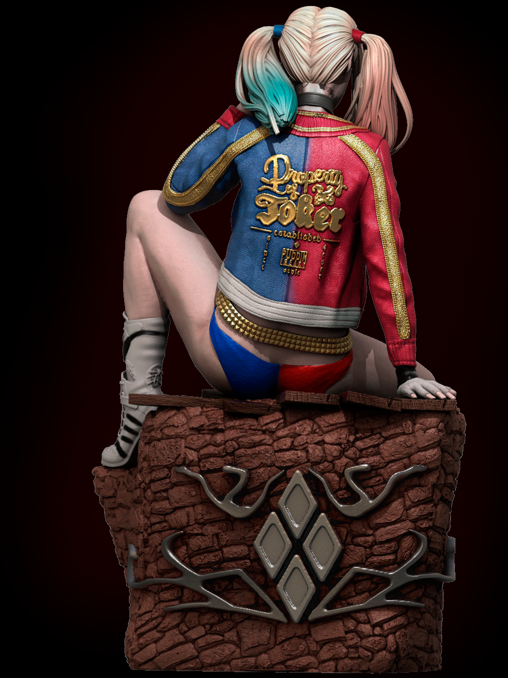 1567 Harley Quinn Special Edition - DC Comics - STL 3D Print Files - 3D Printed Garage Kit ガレージキット Resin Model Scale Figure フィギュア