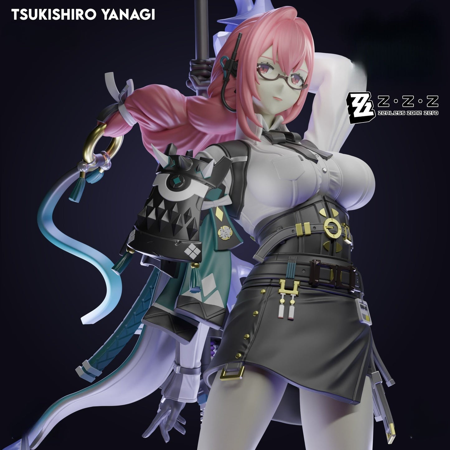 3382 Tsukishiro Yanagi - Zenless Zone Zero - 1/8