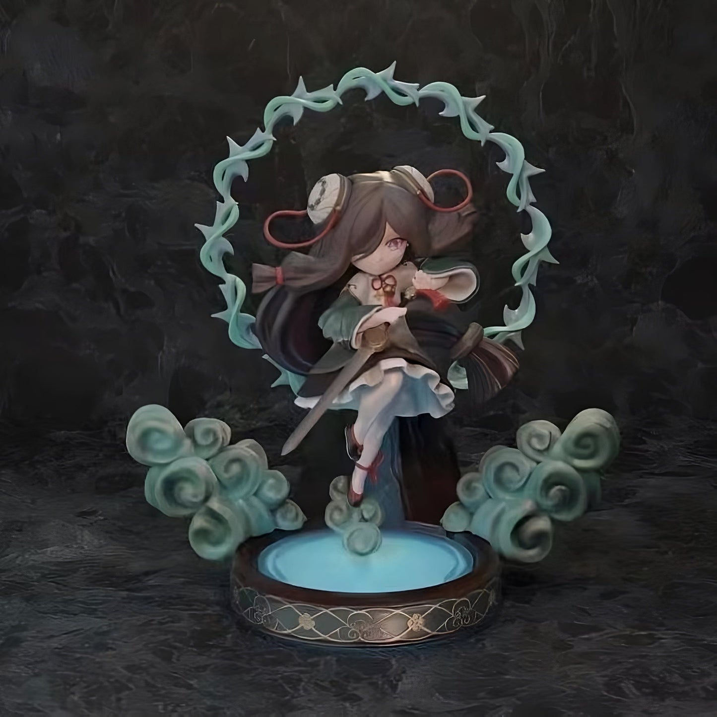 Chibi Shenhe - Genshin Impact - STL 3D Print Files - 3D Printed Garage Kit ガレージキット Resin Model Scale Figure フィギュア