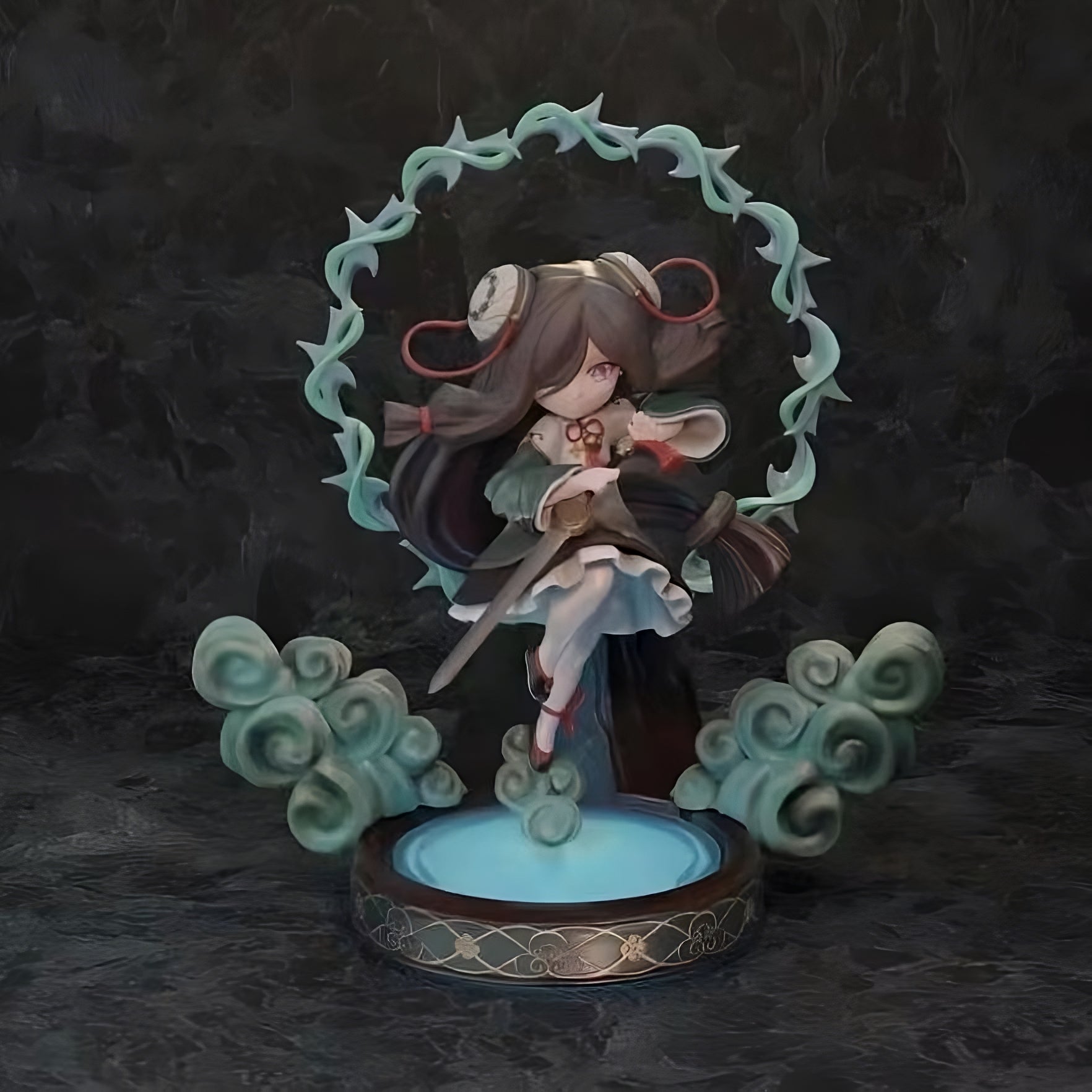 Chibi Shenhe - Genshin Impact - STL 3D Print Files - 3D Printed Garage Kit ガレージキット Resin Model Scale Figure フィギュア