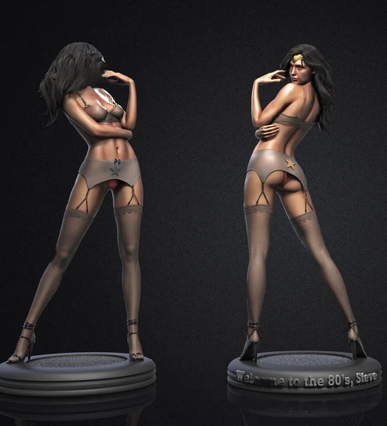 Wonder Woman Special Edition - Diana Prince - STL 3D Print Files - 3D Printed Garage Kit ガレージキット Resin Model Scale Figure フィギュア