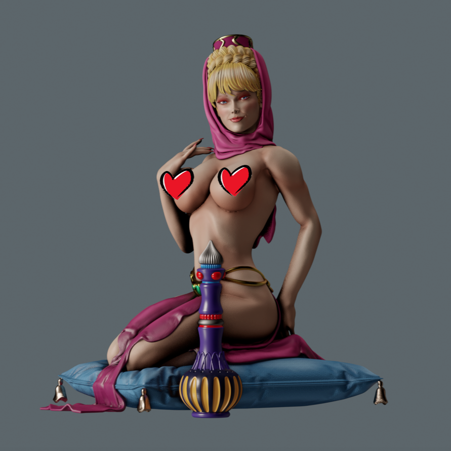 I Dream of Jeannie Special Edition - STL 3D Print Files - 3D Printed Garage Kit ガレージキット Resin Model Scale Figure フィギュア