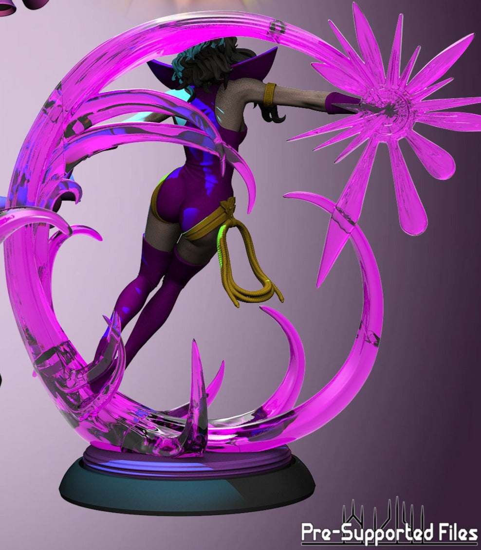 Star Sapphire Wonder Woman - DC Comics - STL 3D Print Files - 3D Printed Garage Kit ガレージキット Resin Model Scale Figure フィギュア