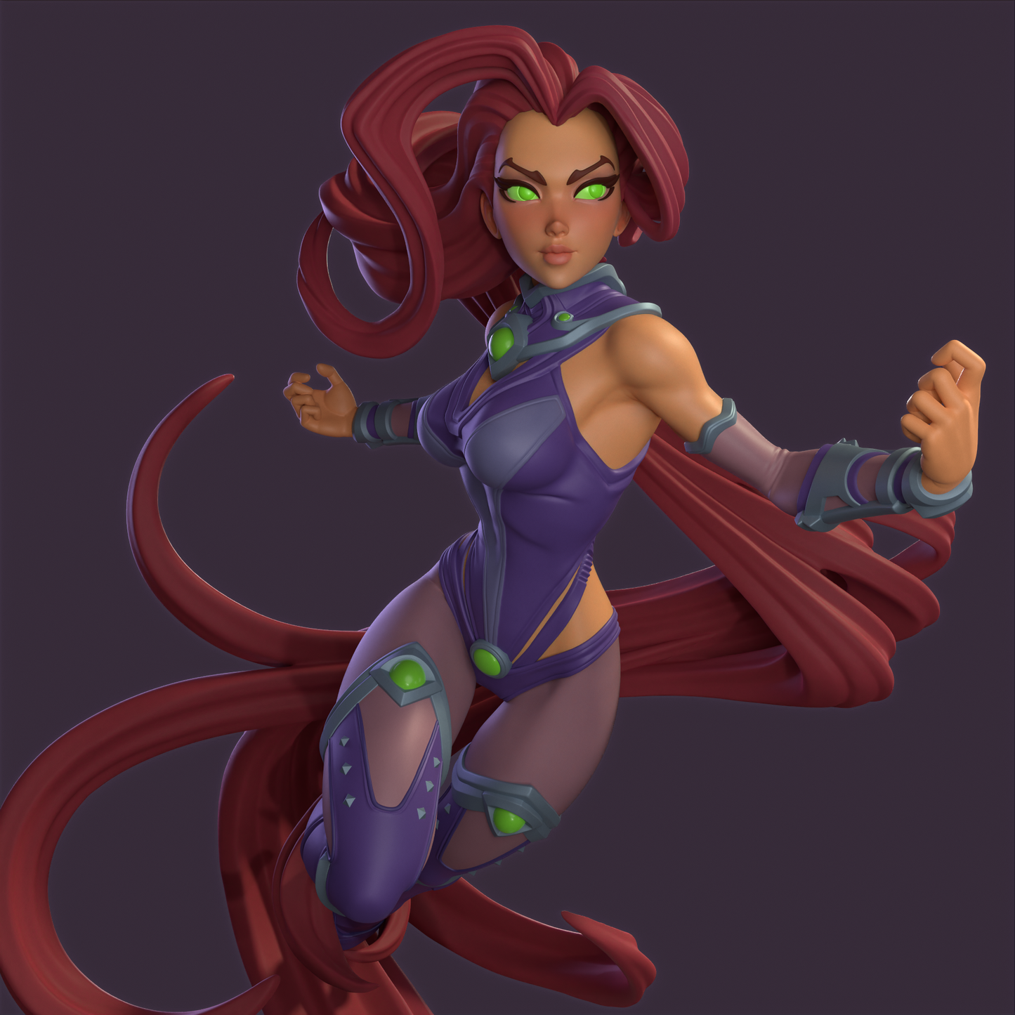 1498 Starfire Special Edition - DC Comics - STL 3D Print Files - 3D Printed Garage Kit ガレージキット Resin Model Scale Figure フィギュア