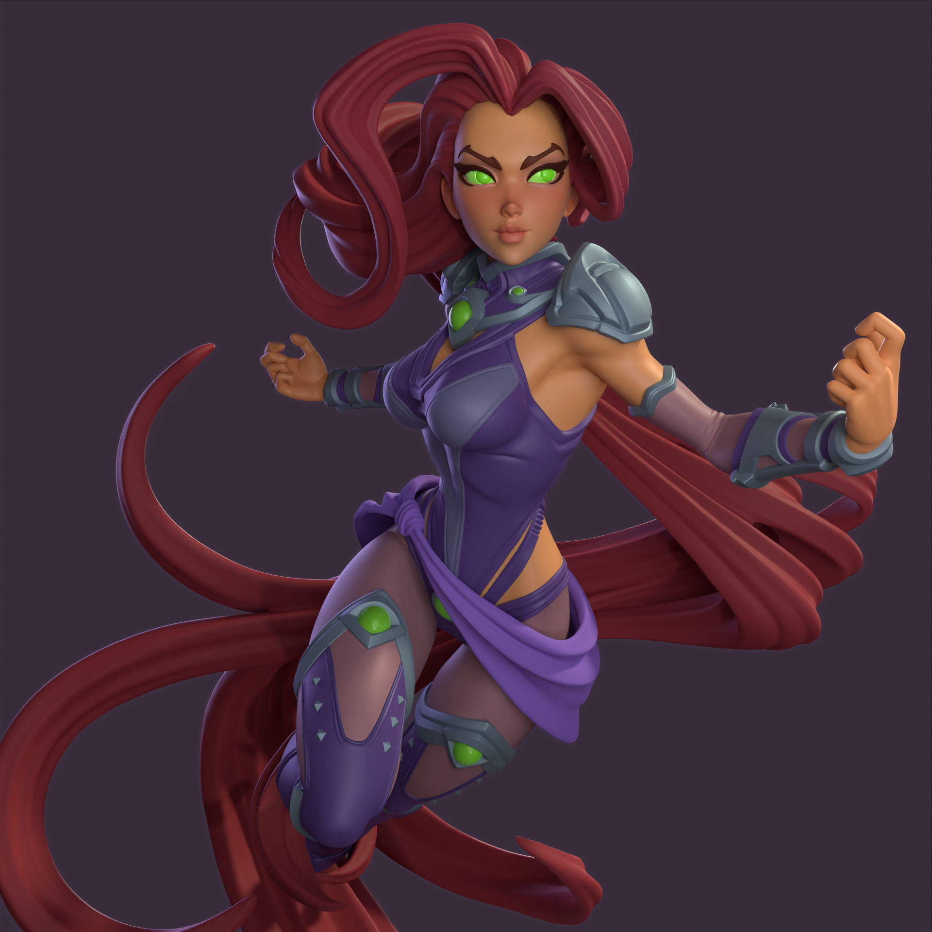 1498 Starfire Special Edition - DC Comics - STL 3D Print Files - 3D Printed Garage Kit ガレージキット Resin Model Scale Figure フィギュア