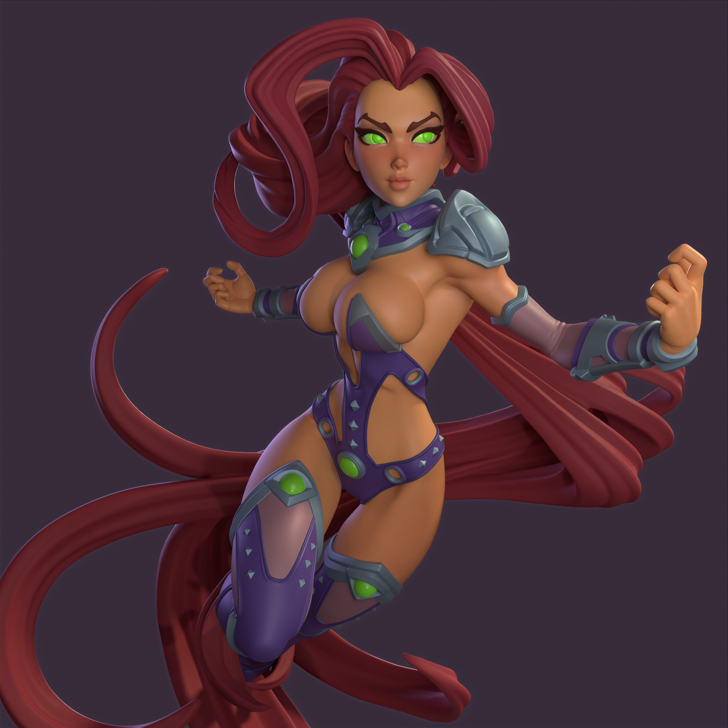 1498 Starfire Special Edition - DC Comics - STL 3D Print Files - 3D Printed Garage Kit ガレージキット Resin Model Scale Figure フィギュア