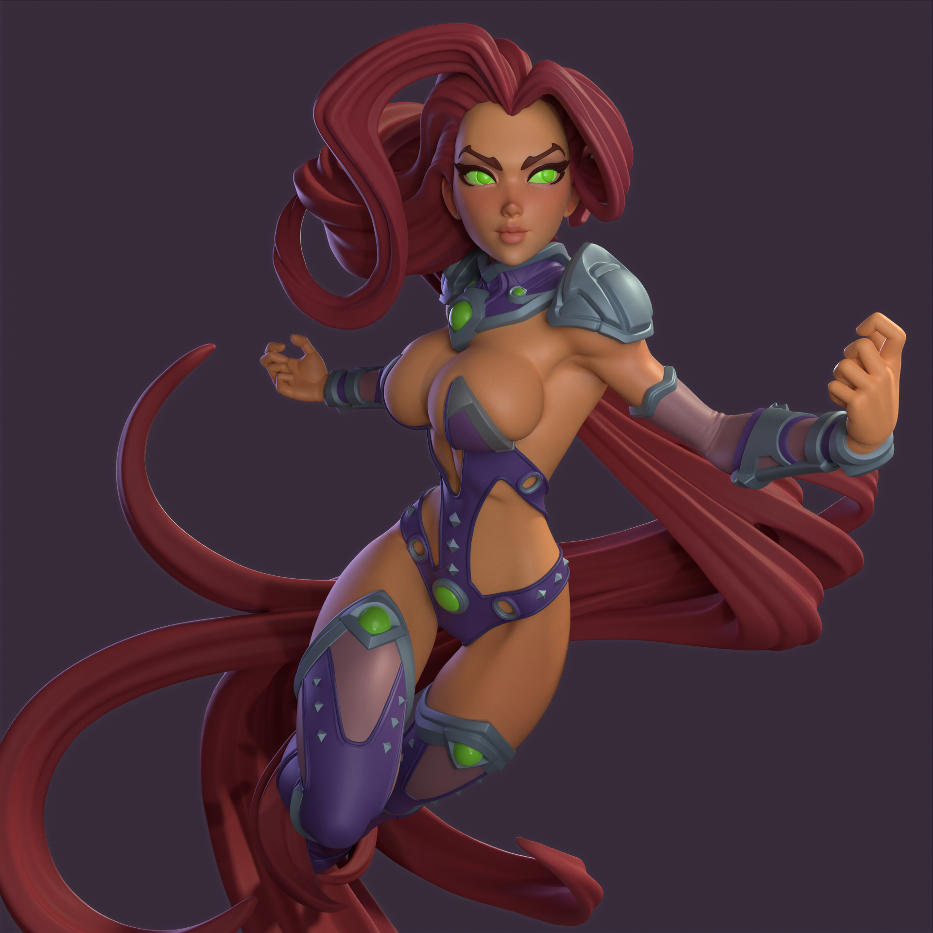 1498 Starfire Special Edition - DC Comics - STL 3D Print Files - 3D Printed Garage Kit ガレージキット Resin Model Scale Figure フィギュア