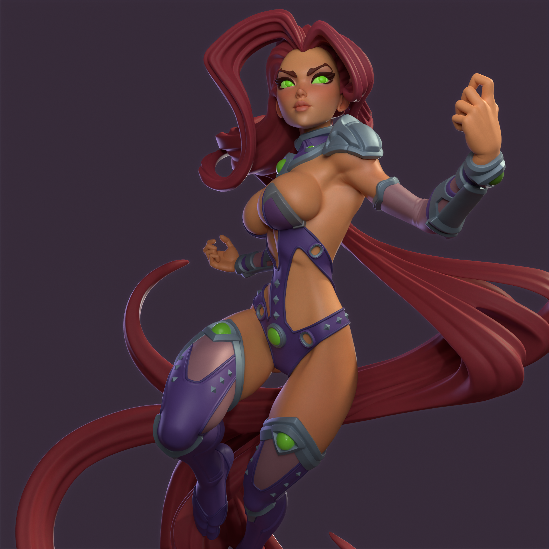 1498 Starfire Special Edition - DC Comics - STL 3D Print Files - 3D Printed Garage Kit ガレージキット Resin Model Scale Figure フィギュア