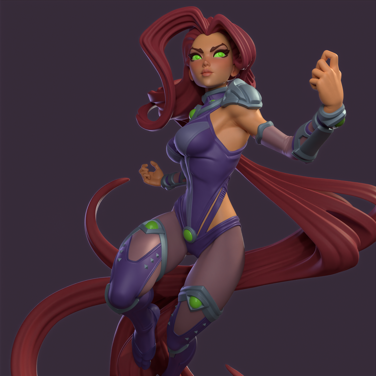 1498 Starfire Special Edition - DC Comics - STL 3D Print Files - 3D Printed Garage Kit ガレージキット Resin Model Scale Figure フィギュア