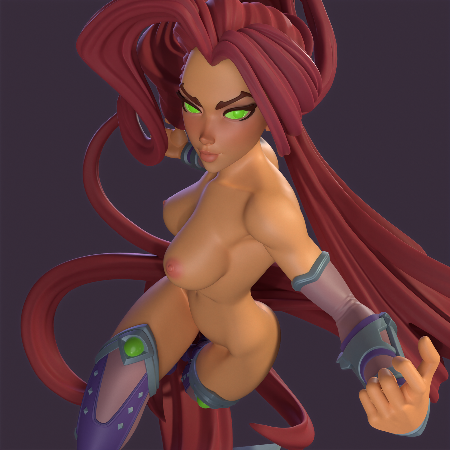 1498 Starfire Special Edition - DC Comics - STL 3D Print Files - 3D Printed Garage Kit ガレージキット Resin Model Scale Figure フィギュア