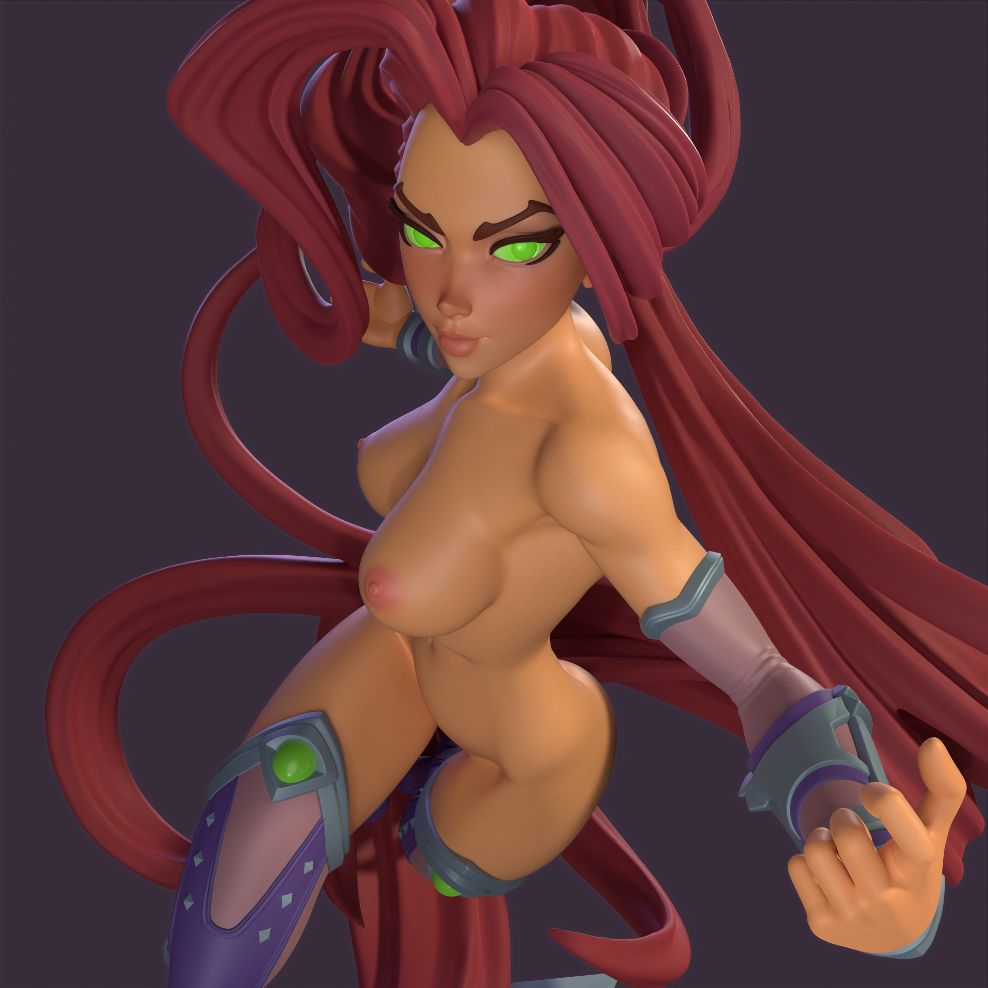 1498 Starfire Special Edition - DC Comics - STL 3D Print Files - 3D Printed Garage Kit ガレージキット Resin Model Scale Figure フィギュア