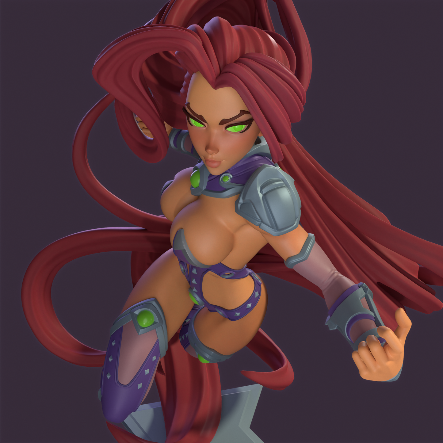 1498 Starfire Special Edition - DC Comics - STL 3D Print Files - 3D Printed Garage Kit ガレージキット Resin Model Scale Figure フィギュア