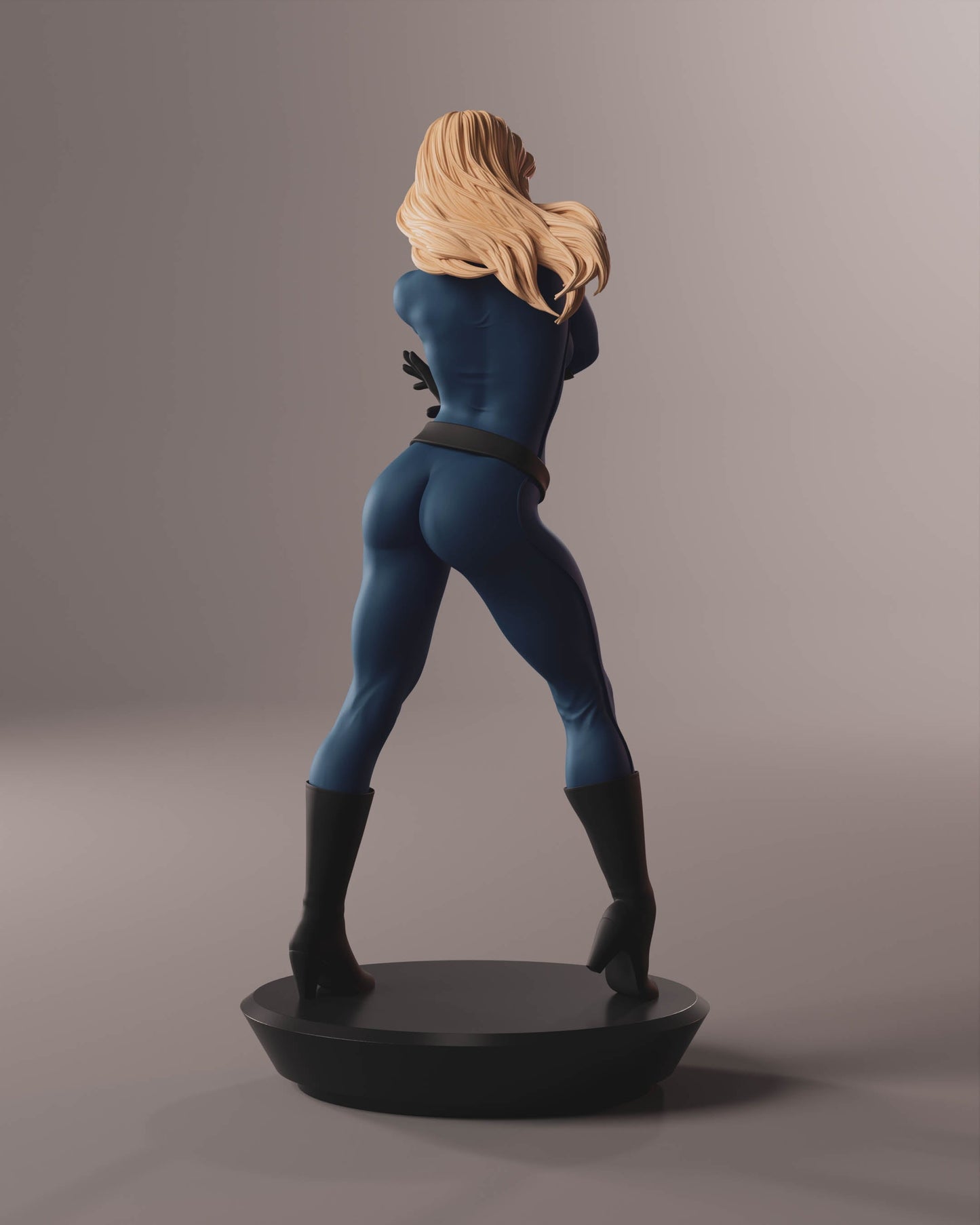 Sue Storm Special Edition - Fantastic Four - STL 3D Print Files - 3D Printed Garage Kit ガレージキット Resin Model Scale Figure フィギュア