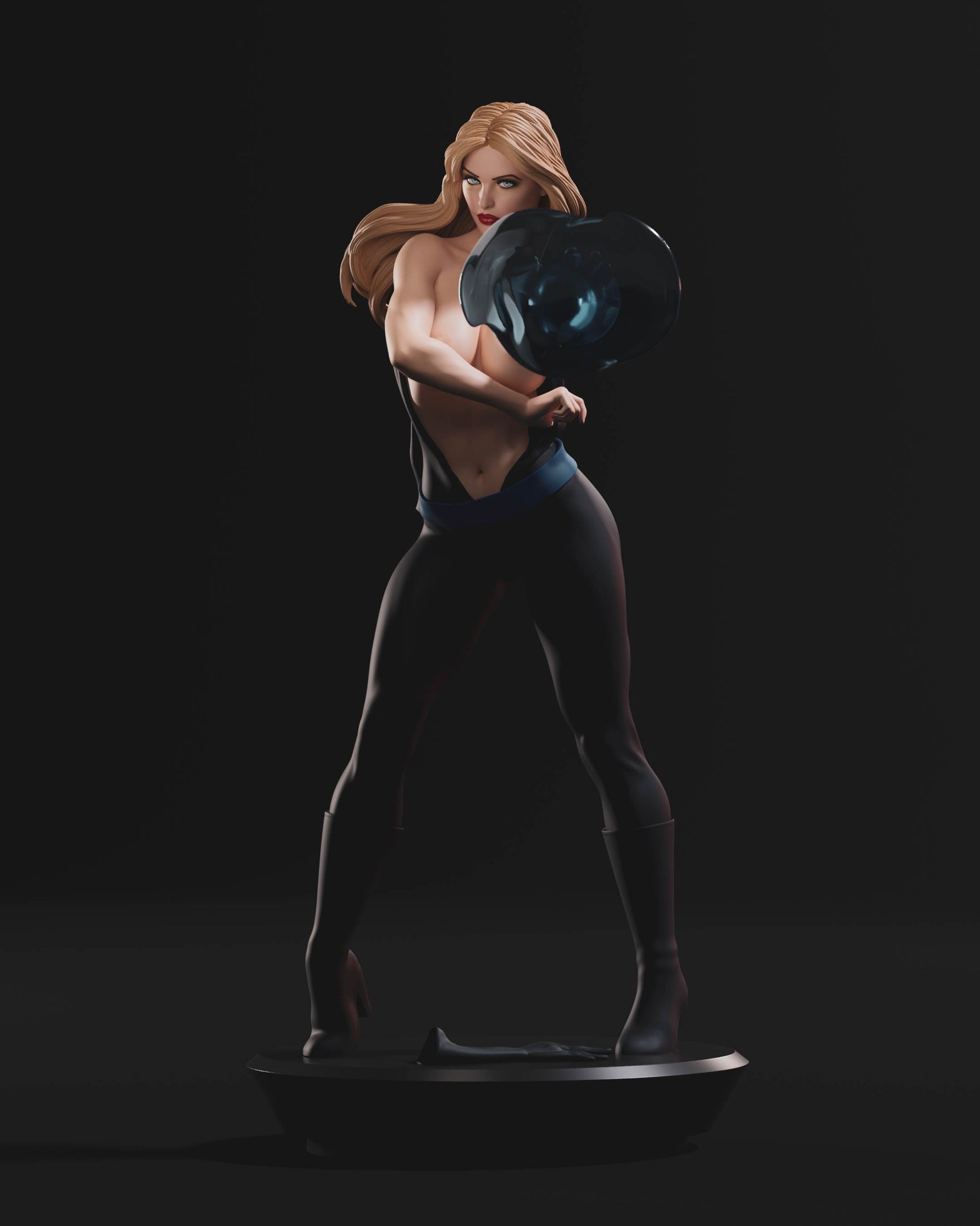Sue Storm Special Edition - Fantastic Four - STL 3D Print Files - 3D Printed Garage Kit ガレージキット Resin Model Scale Figure フィギュア