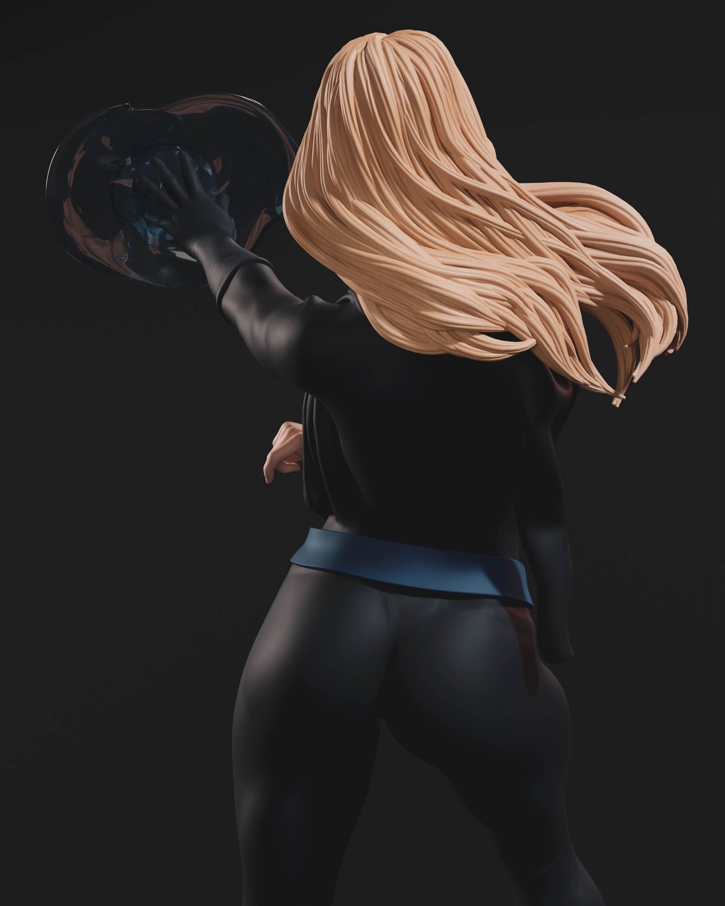 Sue Storm Special Edition - Fantastic Four - STL 3D Print Files - 3D Printed Garage Kit ガレージキット Resin Model Scale Figure フィギュア