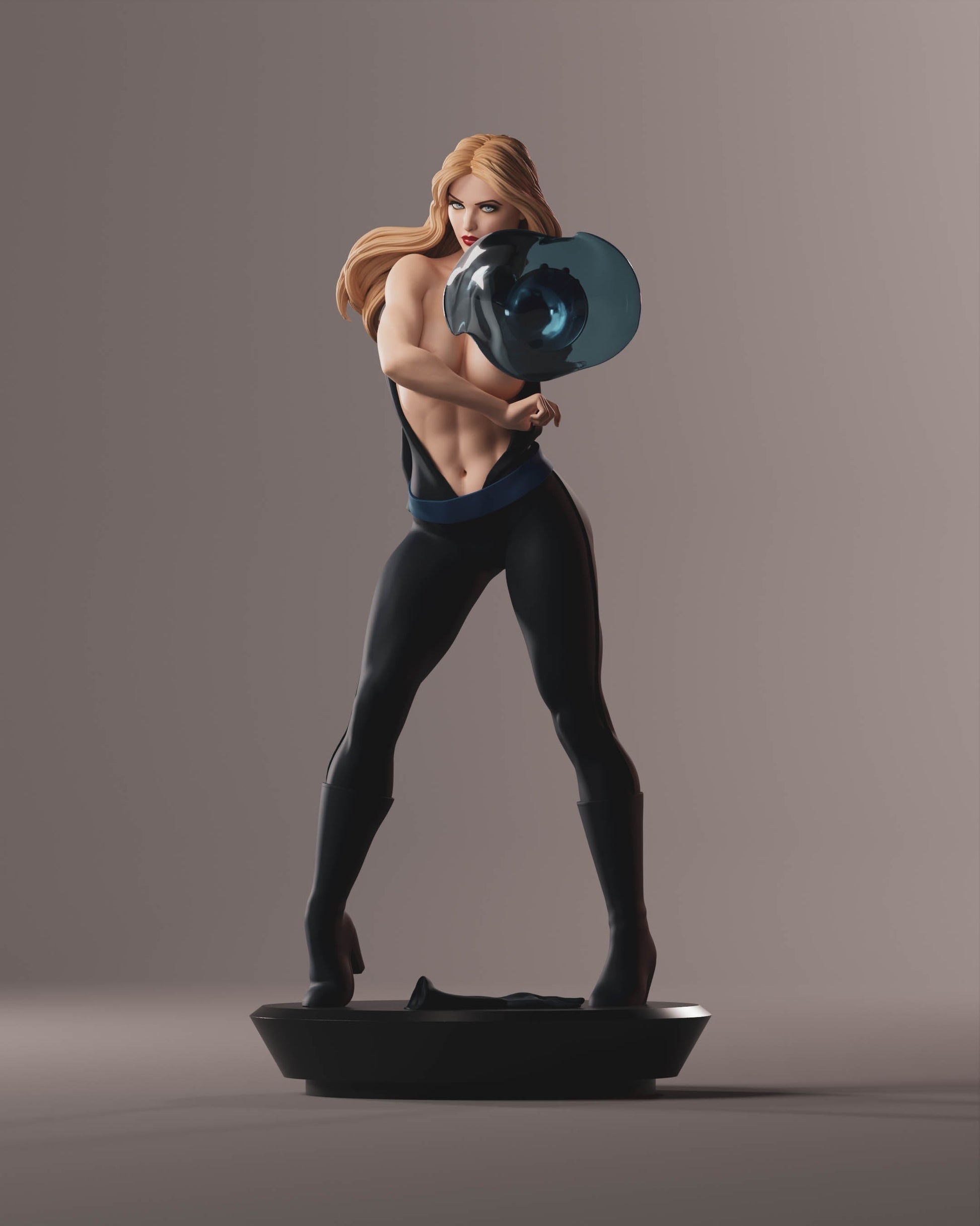 Sue Storm Special Edition - Fantastic Four - STL 3D Print Files - 3D Printed Garage Kit ガレージキット Resin Model Scale Figure フィギュア