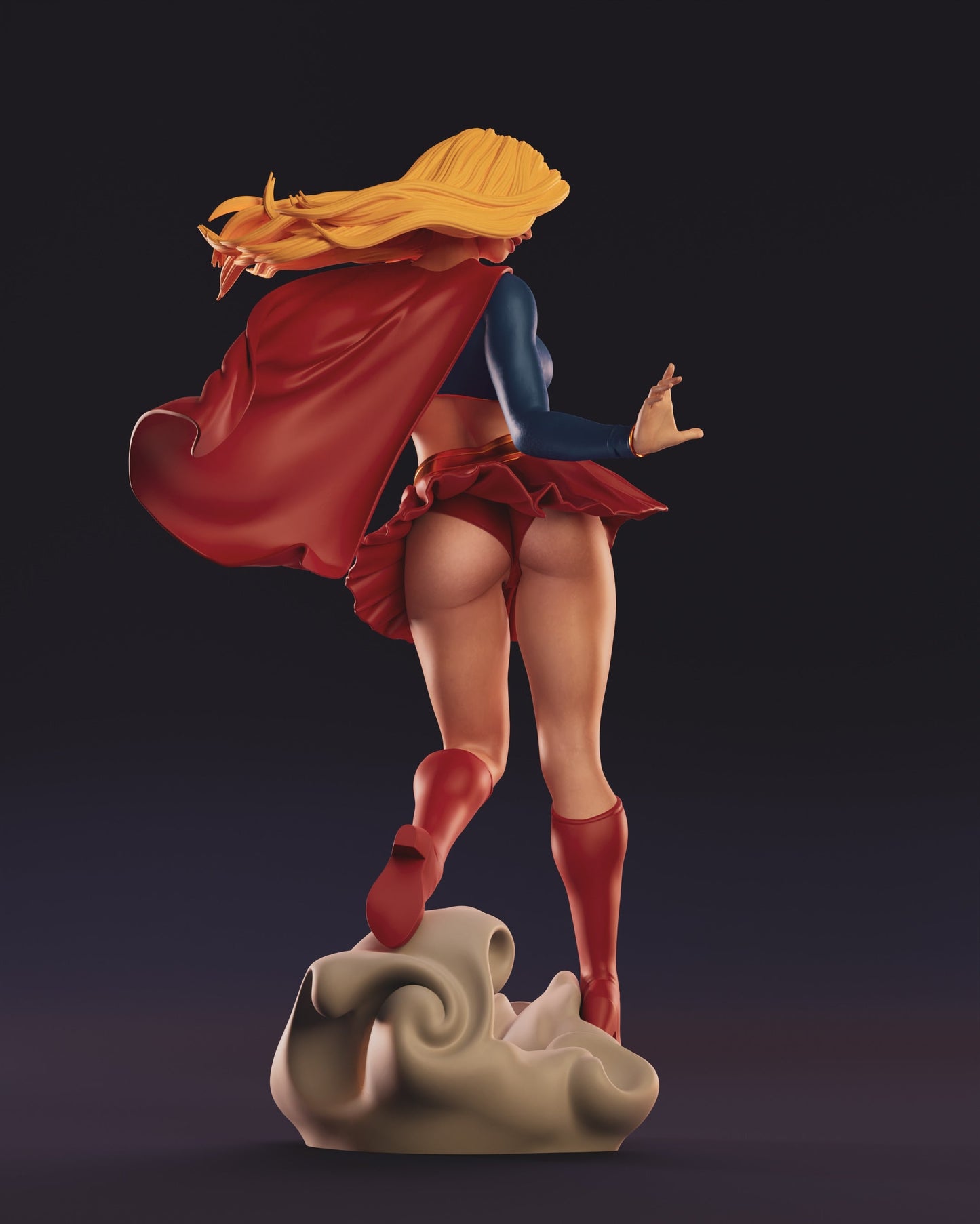 1493 Supergirl Special Edition - DC Comics - STL 3D Print Files - 3D Printed Garage Kit ガレージキット Resin Model Scale Figure フィギュア