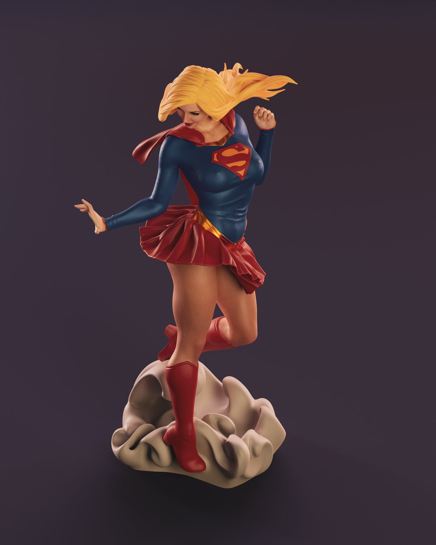 1493 Supergirl Special Edition - DC Comics - STL 3D Print Files - 3D Printed Garage Kit ガレージキット Resin Model Scale Figure フィギュア