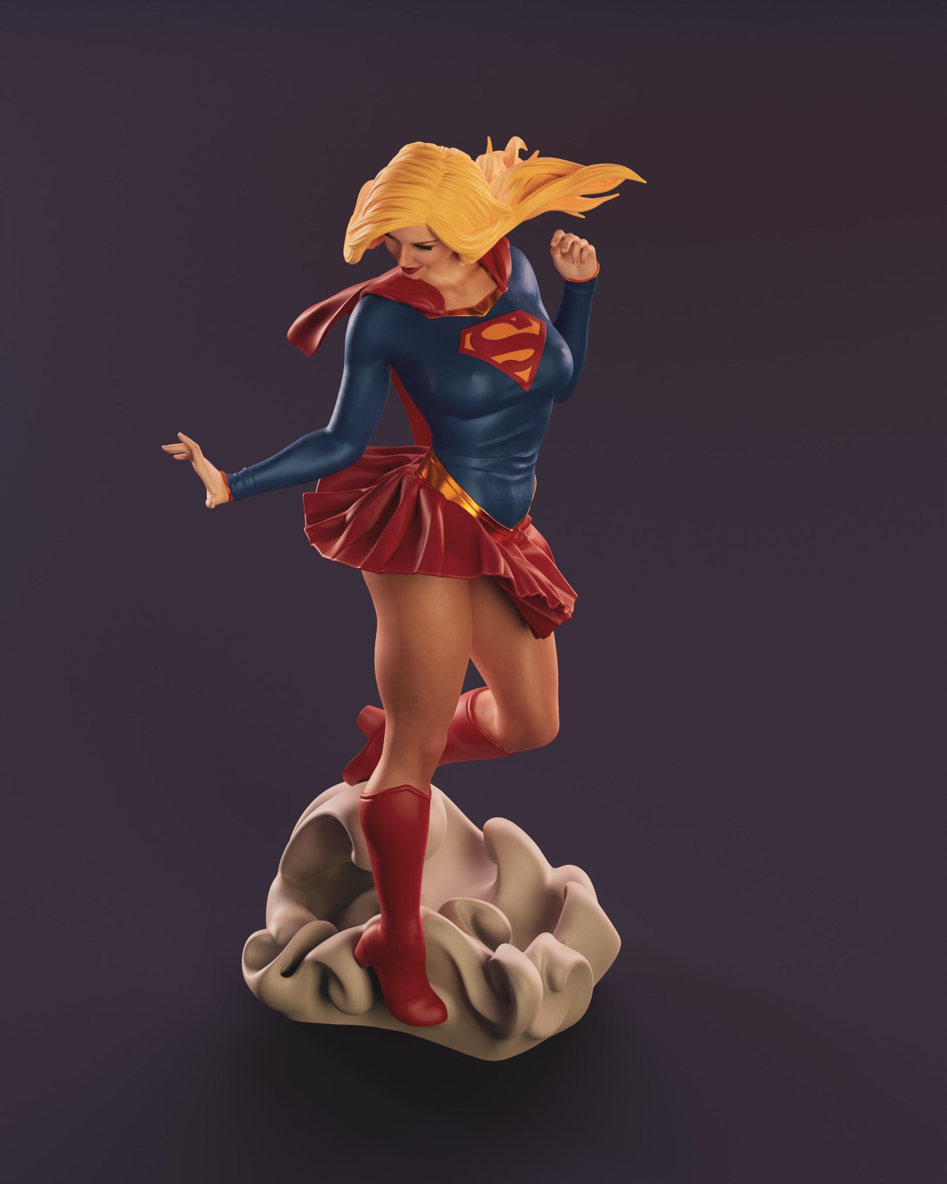 1493 Supergirl Special Edition - DC Comics - STL 3D Print Files - 3D Printed Garage Kit ガレージキット Resin Model Scale Figure フィギュア