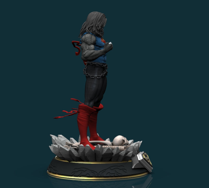 Superman - Death Metal - STL 3D Print Files - 3D Printed Garage Kit ガレージキット Resin Model Scale Figure フィギュア
