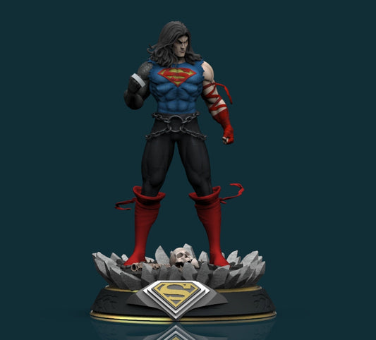 Superman - Death Metal - STL 3D Print Files - 3D Printed Garage Kit ガレージキット Resin Model Scale Figure フィギュア