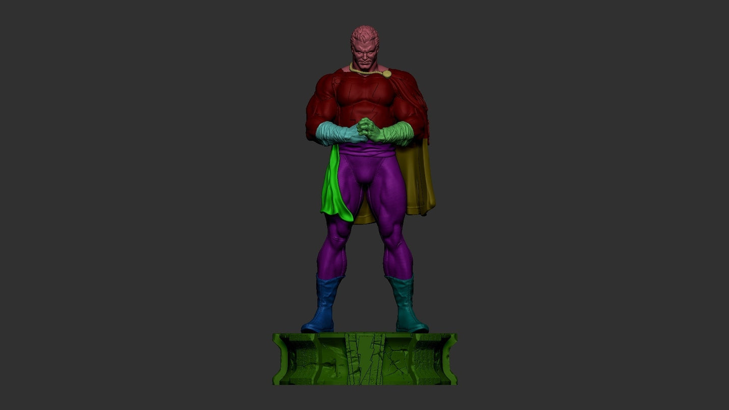 Shazam - DC Comics - STL 3D Print Files - 3D Printed Garage Kit ガレージキット Resin Model Scale Figure フィギュア