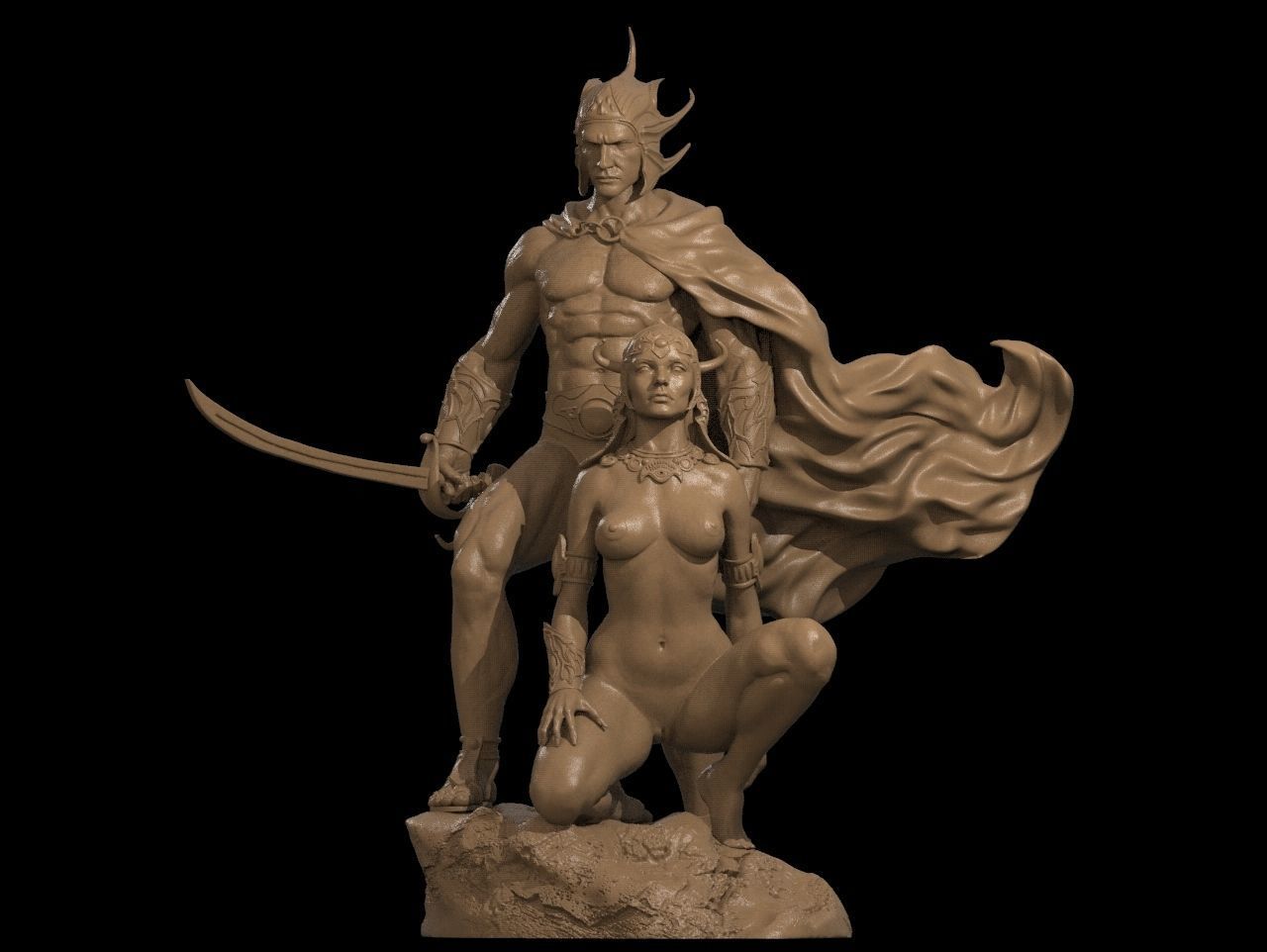 A fight man of mars Special Edition - STL 3D Print Files - 3D Printed Garage Kit ガレージキット Resin Model Scale Figure フィギュア