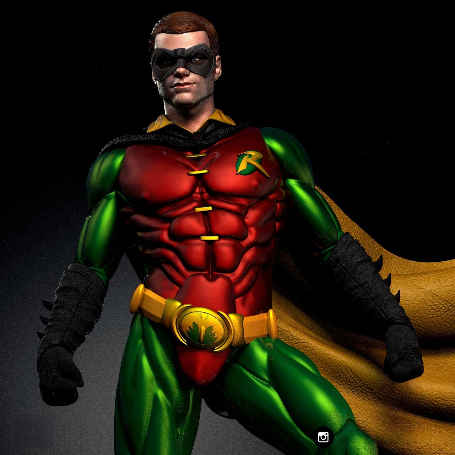 1607 Robin - Batman Forever - STL 3D Print Files - 3D Printed Garage Kit ガレージキット Resin Model Scale Figure フィギュア