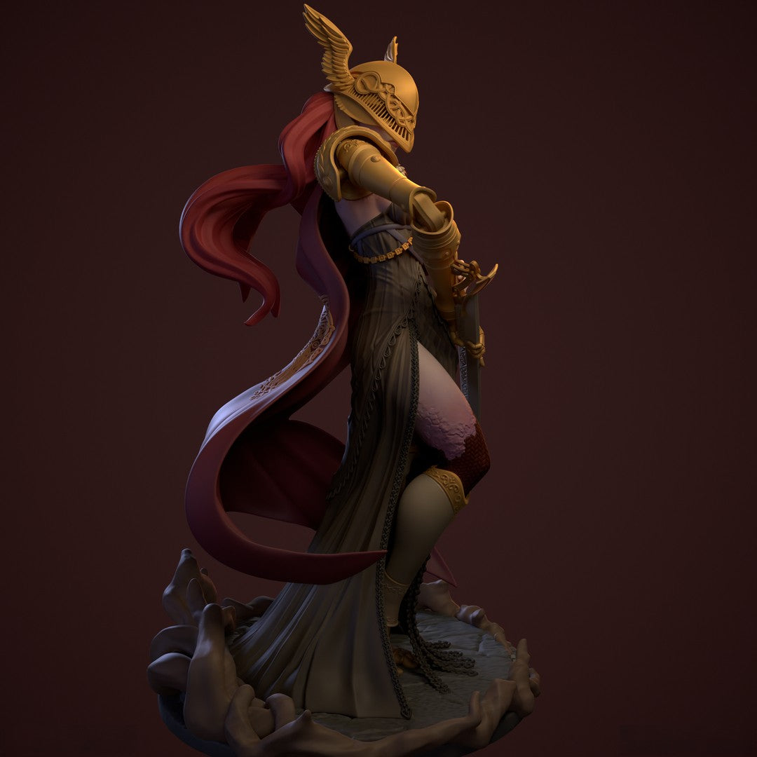 1583 Malenia Special Edition - Elden Ring - STL 3D Print Files - 3D Printed Garage Kit ガレージキット Resin Model Scale Figure フィギュア