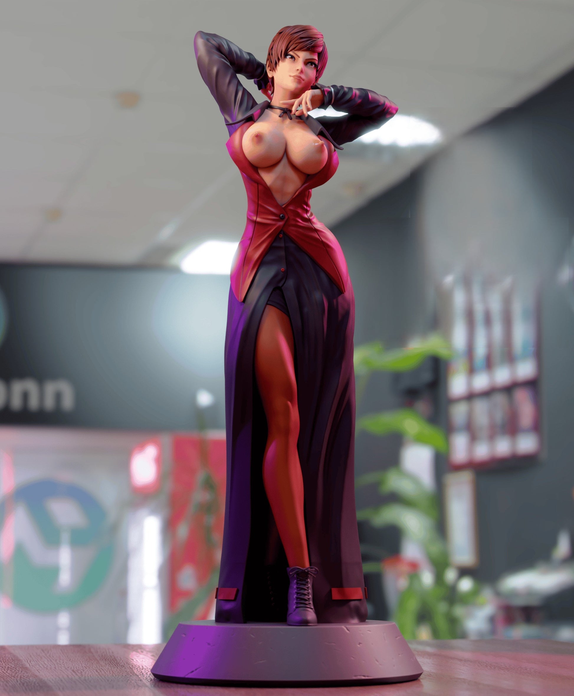 Vice Special Edition - The King of Fighters - STL 3D Print Files - 3D Printed Garage Kit ガレージキット Resin Model Scale Figure フィギュア