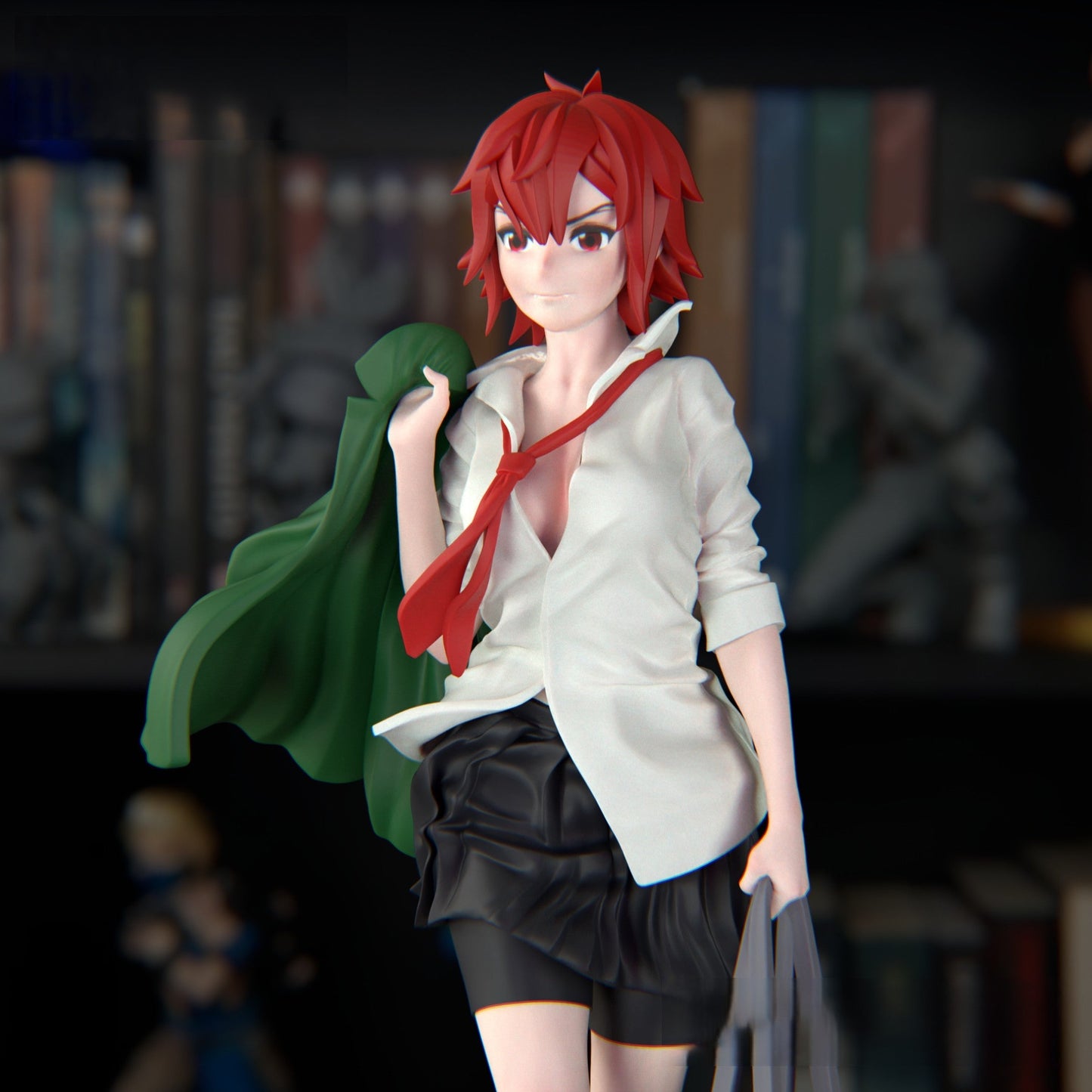 Tomo Chan Special Edition - Tomo-Chan Is a Girl! - STL 3D Print Files - 3D Printed Garage Kit ガレージキット Resin Model Scale Figure フィギュア