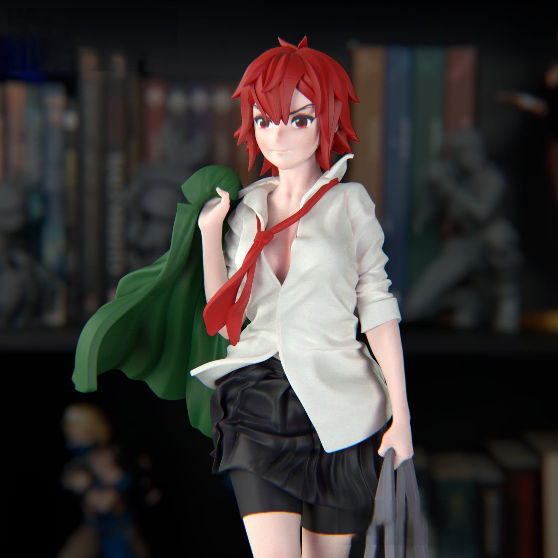 Tomo Chan Special Edition - Tomo-Chan Is a Girl! - STL 3D Print Files - 3D Printed Garage Kit ガレージキット Resin Model Scale Figure フィギュア