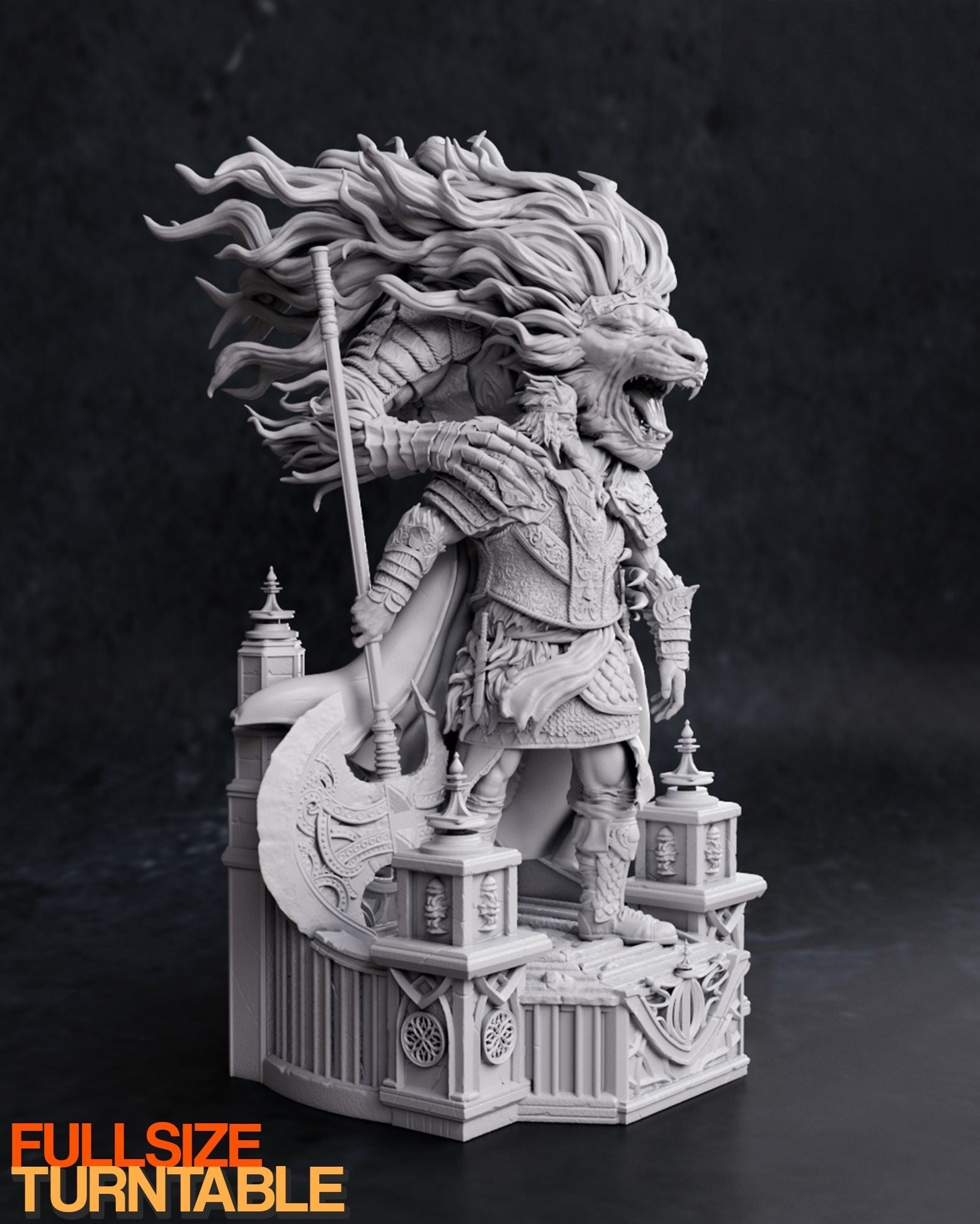 Godfrey - Elden Ring - STL 3D Print Files - 3D Printed Garage Kit ガレージキット Resin Model Scale Figure フィギュア