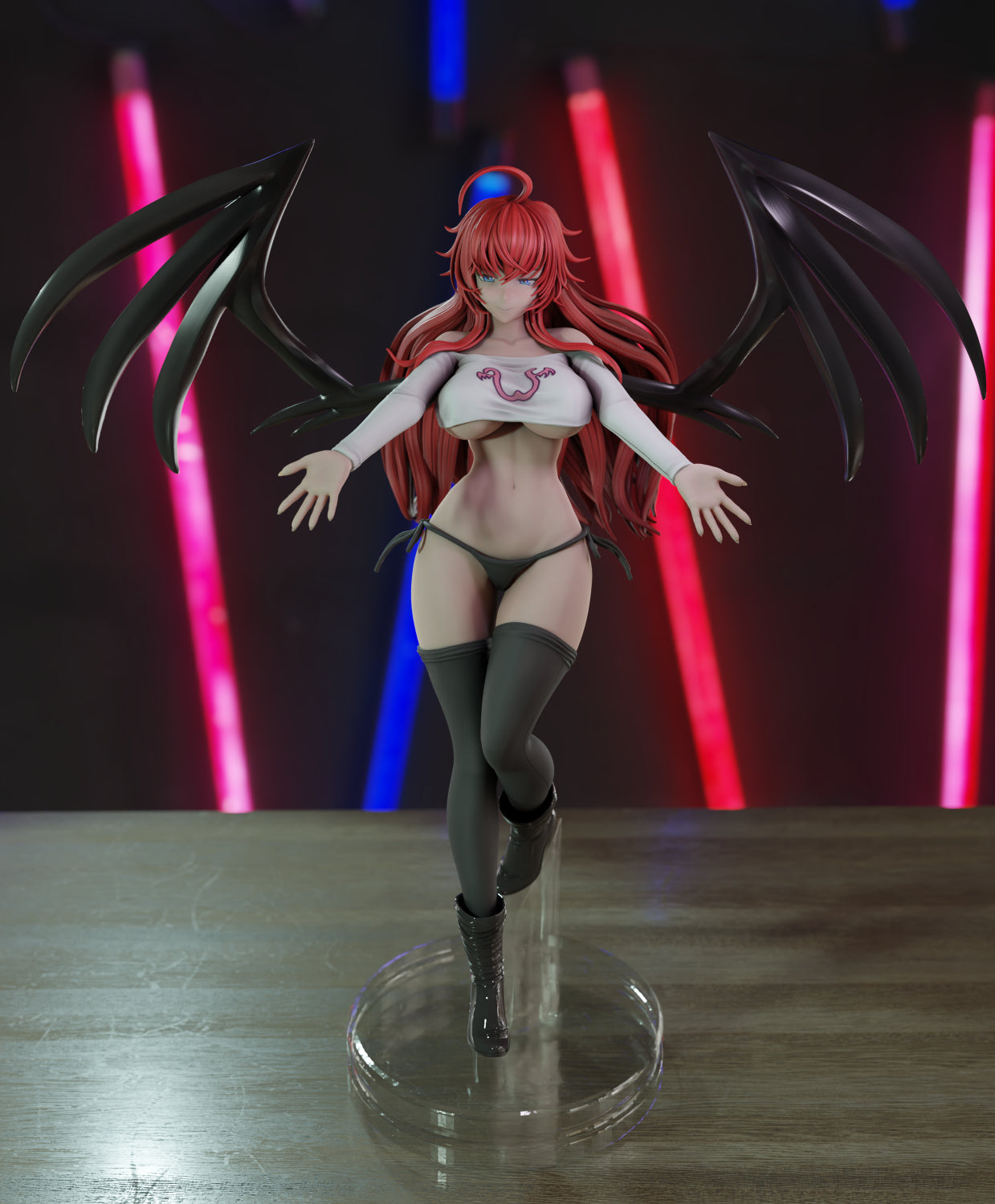 Rias Special Edition - STL 3D Print Files - 3D Printed Garage Kit ガレージキット Resin Model Scale Figure フィギュア