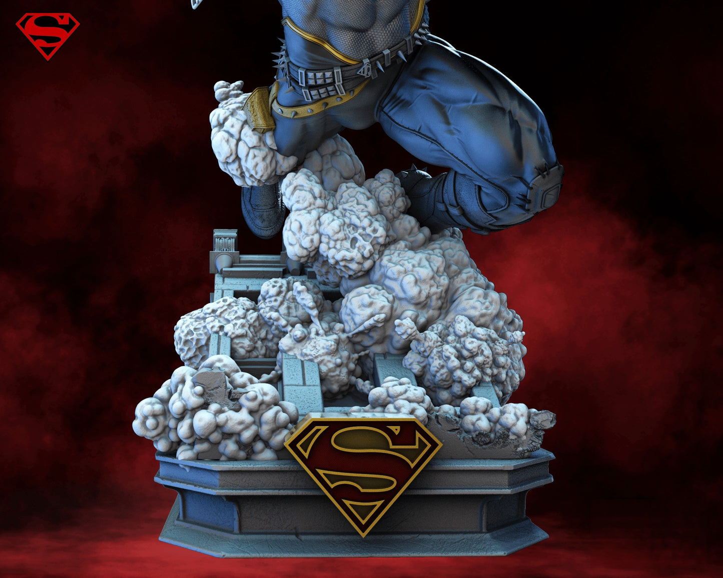 Superboy - Young Justice - STL 3D Print Files - 3D Printed Garage Kit ガレージキット Resin Model Scale Figure フィギュア