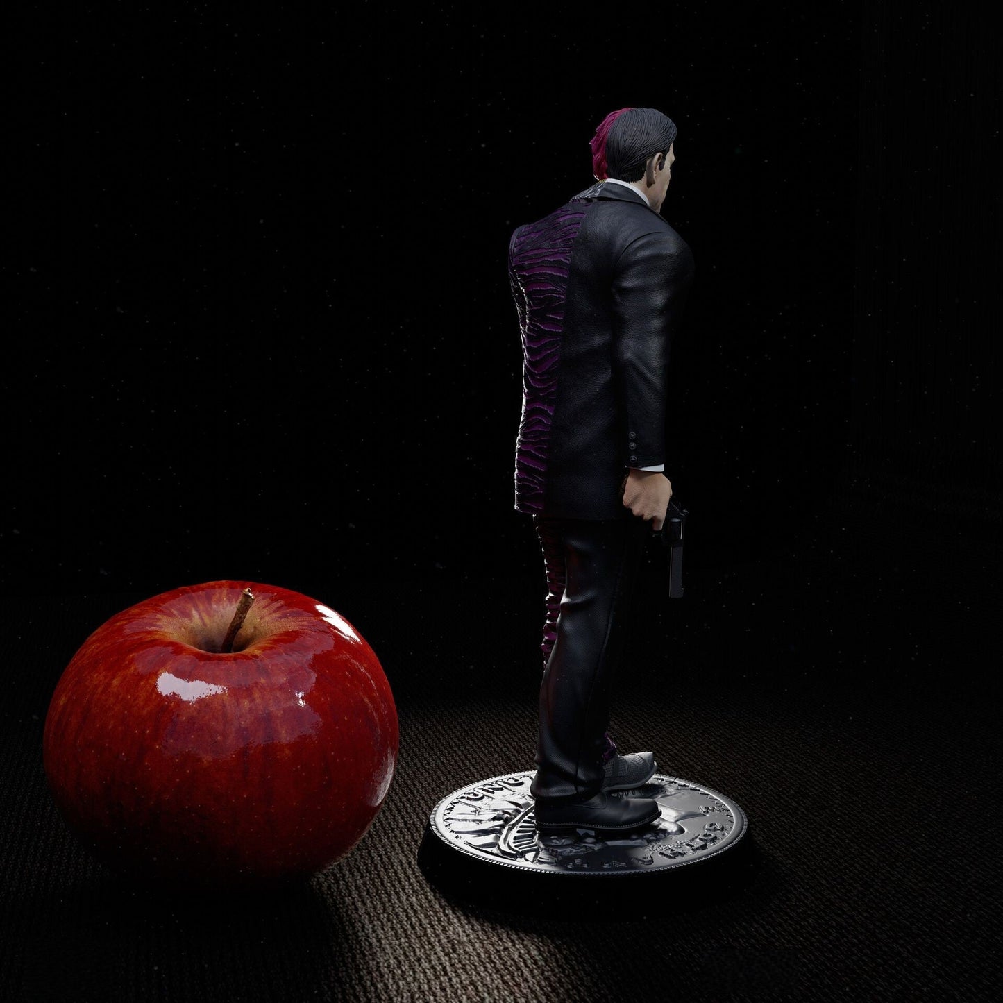 Two face - Tommy Lee Jones - Batman - STL 3D Print Files - 3D Printed Garage Kit ガレージキット Resin Model Scale Figure フィギュア