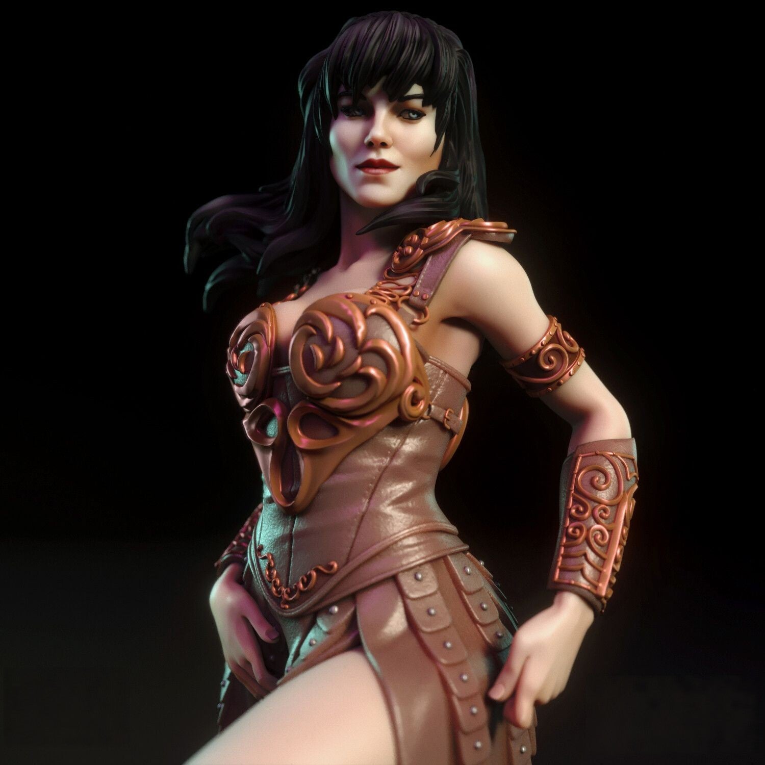 Xena Special Edition - Warrior Princess - STL 3D Print Files - 3D Printed Garage Kit ガレージキット Resin Model Scale Figure フィギュア