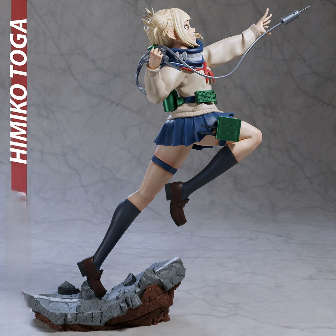 1407 Himiko Toga Special Edition - My Hero Academia - STL 3D Print Files - 3D Printed Garage Kit ガレージキット Resin Model Scale Figure フィギュア